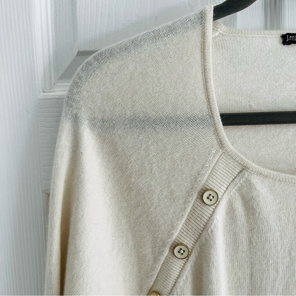J. McLaughlin Ivory Knit Sweater Angora Wool Blend XL - Picture 5 of 11